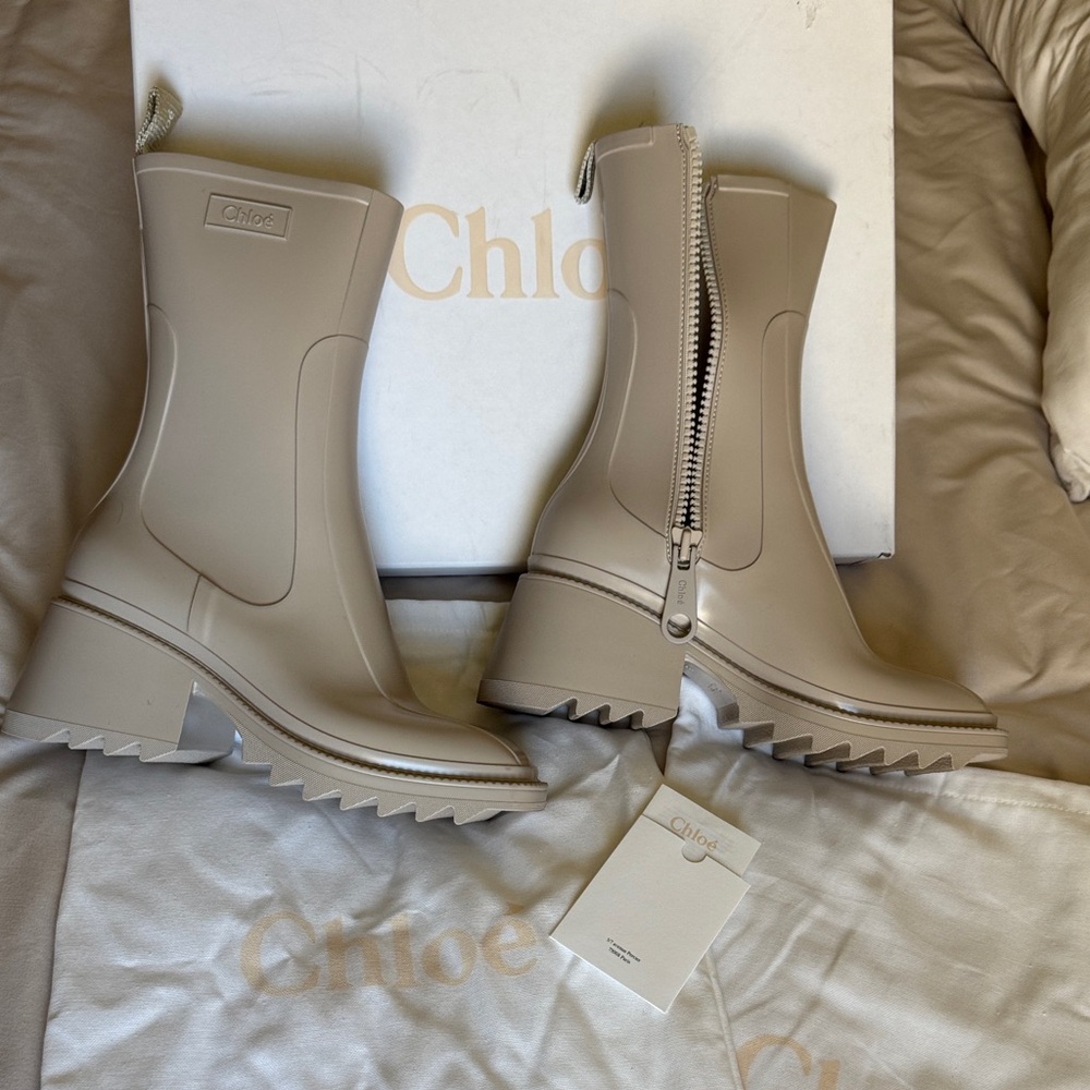 Chloé Betty Ankle Rainboots